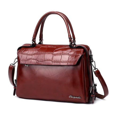 Women Genuine Leather Handbags High Quality shoulder/crossbody Messenger Evening Tote bags Crocodile Bag X80