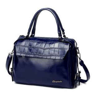 Women Genuine Leather Handbags High Quality shoulder/crossbody Messenger Evening Tote bags Crocodile Bag X80