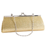 Woman Evening bag Shiny Glitter Clutch Purse Bag Evening Party Wedding Bridal Banquet Chain Handbag Shoulder Bag