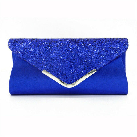 2025 Women's Glitter Shimmer Envelope Ladies Sequins Evening Party Prom Smart Jane Clutch Bag  Handbag