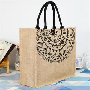 Women Linen Luxury Tote Large Capacity Female Casual Shoulder Bag Lady Daily Handbag Beach bags for women 2025