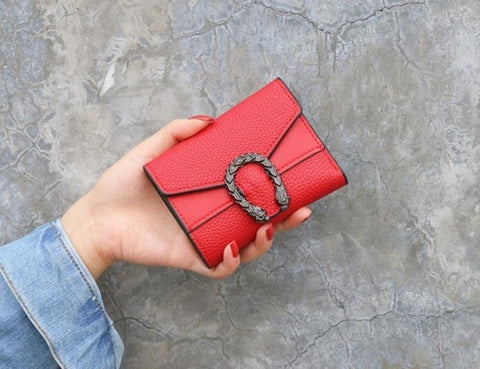 Women Wallets Purses Dragon Head Wallets For Girl Ladies Money Coin Pocket Card Holder Female Wallets Clutch Bags 25