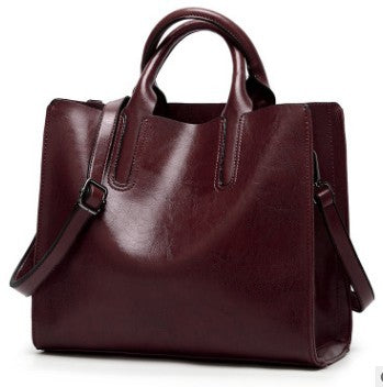 Vintage Genuine Leather Bags Women Messenger Bags High Quality Oil Wax Female Leather Handbags Ladies Shoulder Bag 2025
