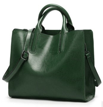 Vintage Genuine Leather Bags Women Messenger Bags High Quality Oil Wax Female Leather Handbags Ladies Shoulder Bag 2025
