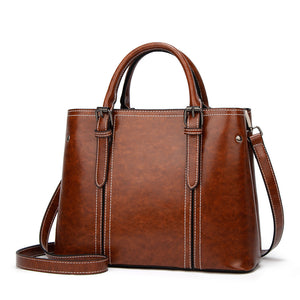 Fashion Boston Genuine Leather Luxury Handbags Women Messenger Bags Designer Shoulder Bag Female Tote Bolsos
