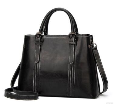 Fashion Boston Genuine Leather Luxury Handbags Women Messenger Bags Designer Shoulder Bag Female Tote Bolsos