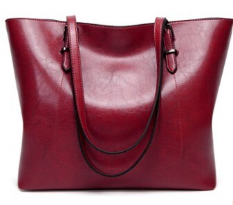 Women Shoulder Bag Fashion Women Handbags Oil Wax Leather Large Capacity Tote Bag Casual Leather women Messenger bag 2025