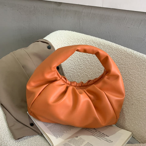 New Shoulder Bags For Women 2025 Tote Handbag De Luxe Femme Folds Fashion Dumplings Totes Soft Roupas Femininas Torebka Clutch