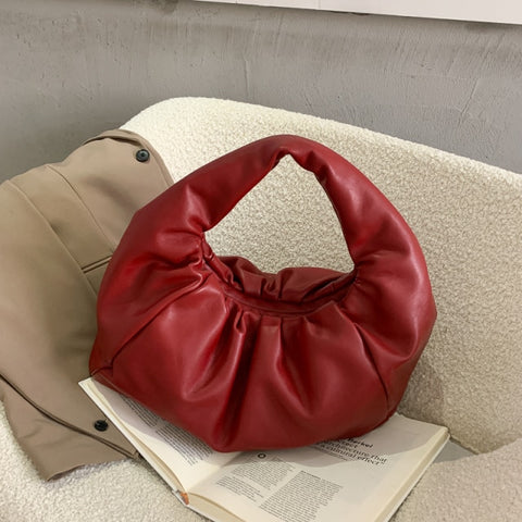 New Shoulder Bags For Women 2025 Tote Handbag De Luxe Femme Folds Fashion Dumplings Totes Soft Roupas Femininas Torebka Clutch