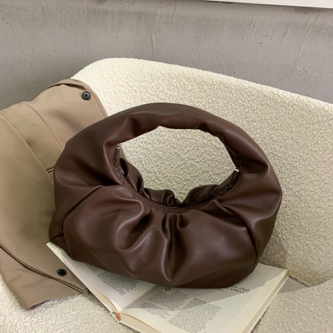 New Shoulder Bags For Women 2025 Tote Handbag De Luxe Femme Folds Fashion Dumplings Totes Soft Roupas Femininas Torebka Clutch