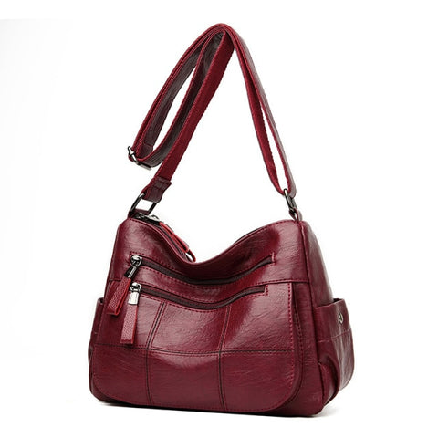 High Quality Leather Luxury Handbags Women Bags Designer Shoulder Crossbody Bags for Women 2025 New Bolsa Feminina Sac A Main