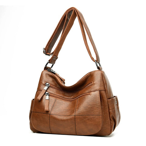 High Quality Leather Luxury Handbags Women Bags Designer Shoulder Crossbody Bags for Women 2025 New Bolsa Feminina Sac A Main