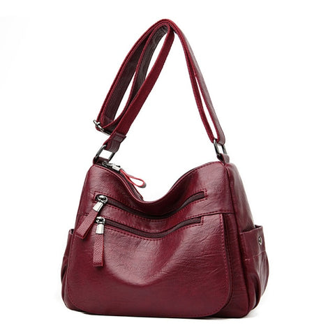 High Quality Leather Luxury Handbags Women Bags Designer Shoulder Crossbody Bags for Women 2025 New Bolsa Feminina Sac A Main