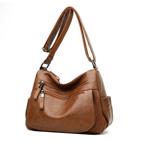 High Quality Leather Luxury Handbags Women Bags Designer Shoulder Crossbody Bags for Women 2025 New Bolsa Feminina Sac A Main