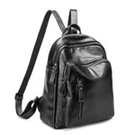 2025 New Vintage Leather Backpack Female Shoulder Bag