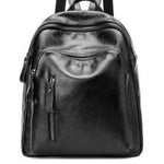 2025 New Vintage Leather Backpack Female Shoulder Bag