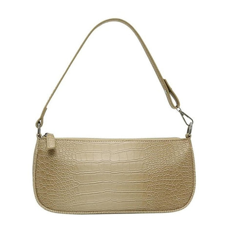 Retro Alligator Pattern Women Messenger Handbags Casual Solid Shoulder Bags for women 2025 Split Retro Crocodile Bolsas